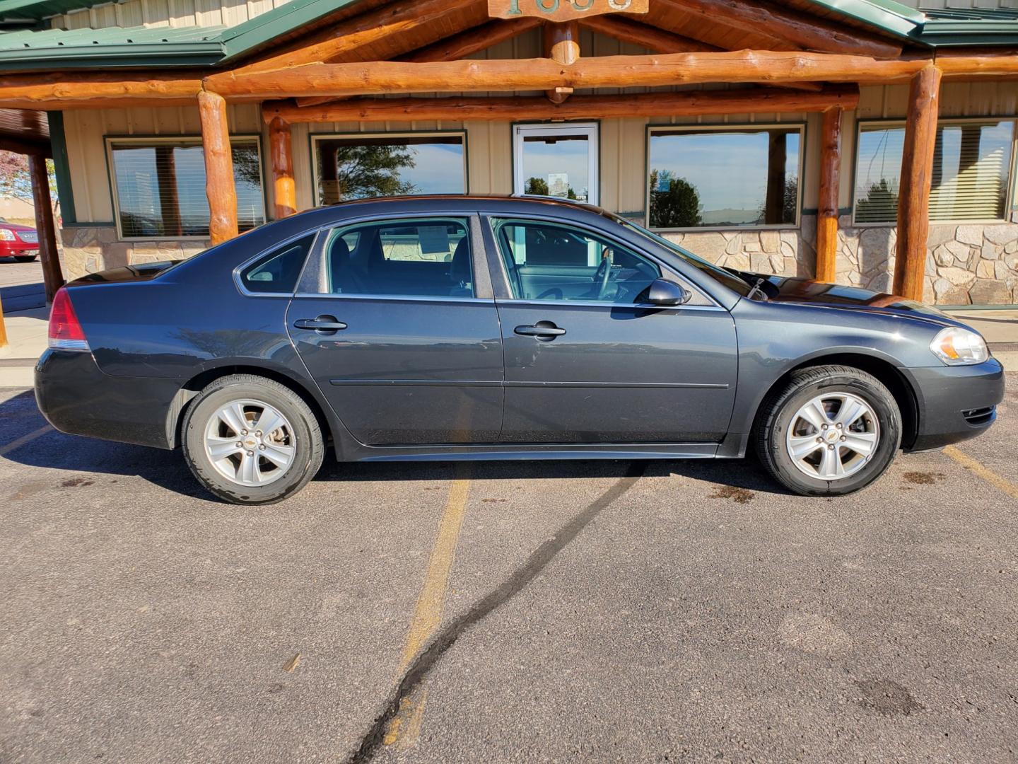 2014 Gray /Gray Chevrolet Impala Limited LS (2G1WA5E37E1) with an 3.6L V-6 engine, 6-Speed Automatic transmission, located at 1600 E Hwy 44, Rapid City, SD, 57703, (605) 716-7878, 44.070232, -103.171410 - Photo#4