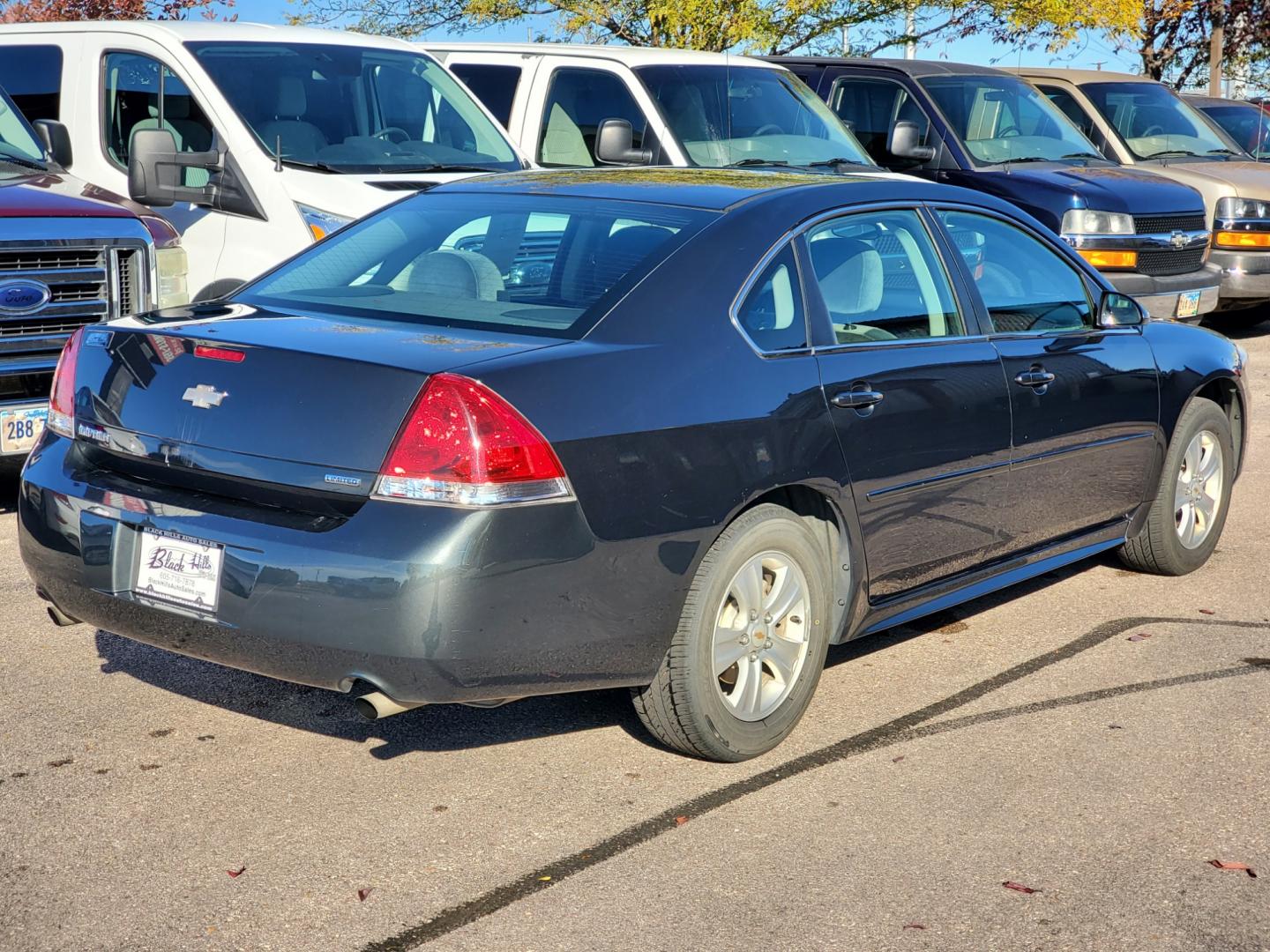 2014 Gray /Gray Chevrolet Impala Limited LS (2G1WA5E37E1) with an 3.6L V-6 engine, 6-Speed Automatic transmission, located at 1600 E Hwy 44, Rapid City, SD, 57703, (605) 716-7878, 44.070232, -103.171410 - Photo#7