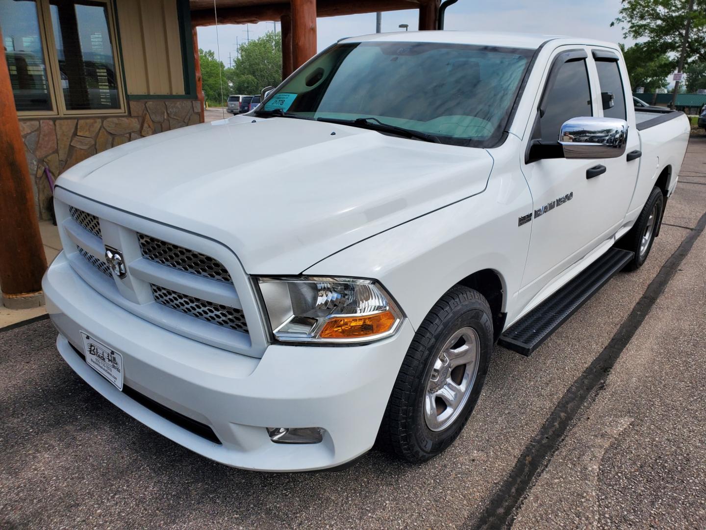 2012 White Ram 1500 Express (1C6RD6FT3CS) with an 5.7L V8 HEMI Multi-Displacement VVT engine, 6-Speed Automatic transmission, located at 1600 E Hwy 44, Rapid City, SD, 57703, (605) 716-7878, 44.070232, -103.171410 - Photo#2