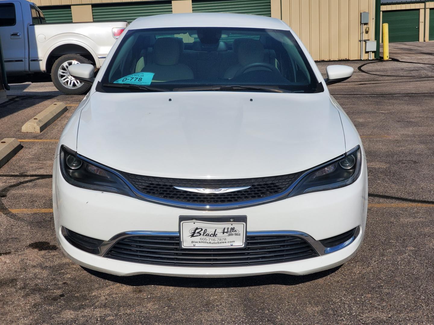 2016 White /Beige Chrysler 200 Limited (1C3CCCAB0GN) with an 2.4L 4 Cyl Multiair engine, 9-Speed Automatic transmission, located at 1600 E Hwy 44, Rapid City, SD, 57703, (605) 716-7878, 44.070232, -103.171410 - Photo#1