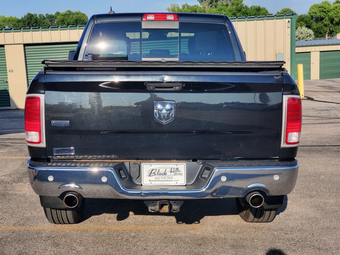 2016 Black /Black Ram 1500 Laramie (1C6RR7NT3GS) with an 5.7L V-8 Hemi engine, 8-Speed Automatic transmission, located at 1600 E Hwy 44, Rapid City, SD, 57703, (605) 716-7878, 44.070232, -103.171410 - Photo#6