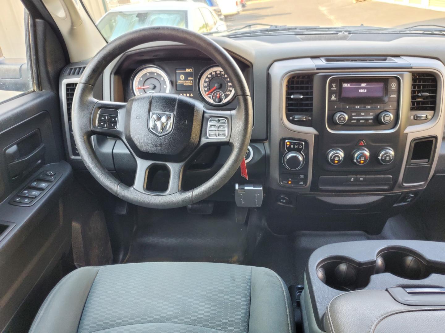 2015 Dk Gray Ram 1500 Tradesman (1C6RR7KG4FS) with an 3.6L V-6 engine, 8-Speed Automatic transmission, located at 1600 E Hwy 44, Rapid City, SD, 57703, (605) 716-7878, 44.070232, -103.171410 - Photo#14