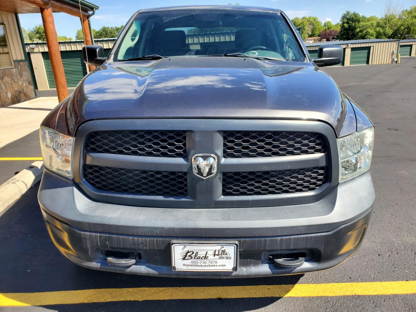 2015 Dk Gray Ram 1500 Tradesman (1C6RR7KG4FS) with an 3.6L V-6 engine, 8-Speed Automatic transmission, located at 1600 E Hwy 44, Rapid City, SD, 57703, (605) 716-7878, 44.070232, -103.171410 - Photo#1