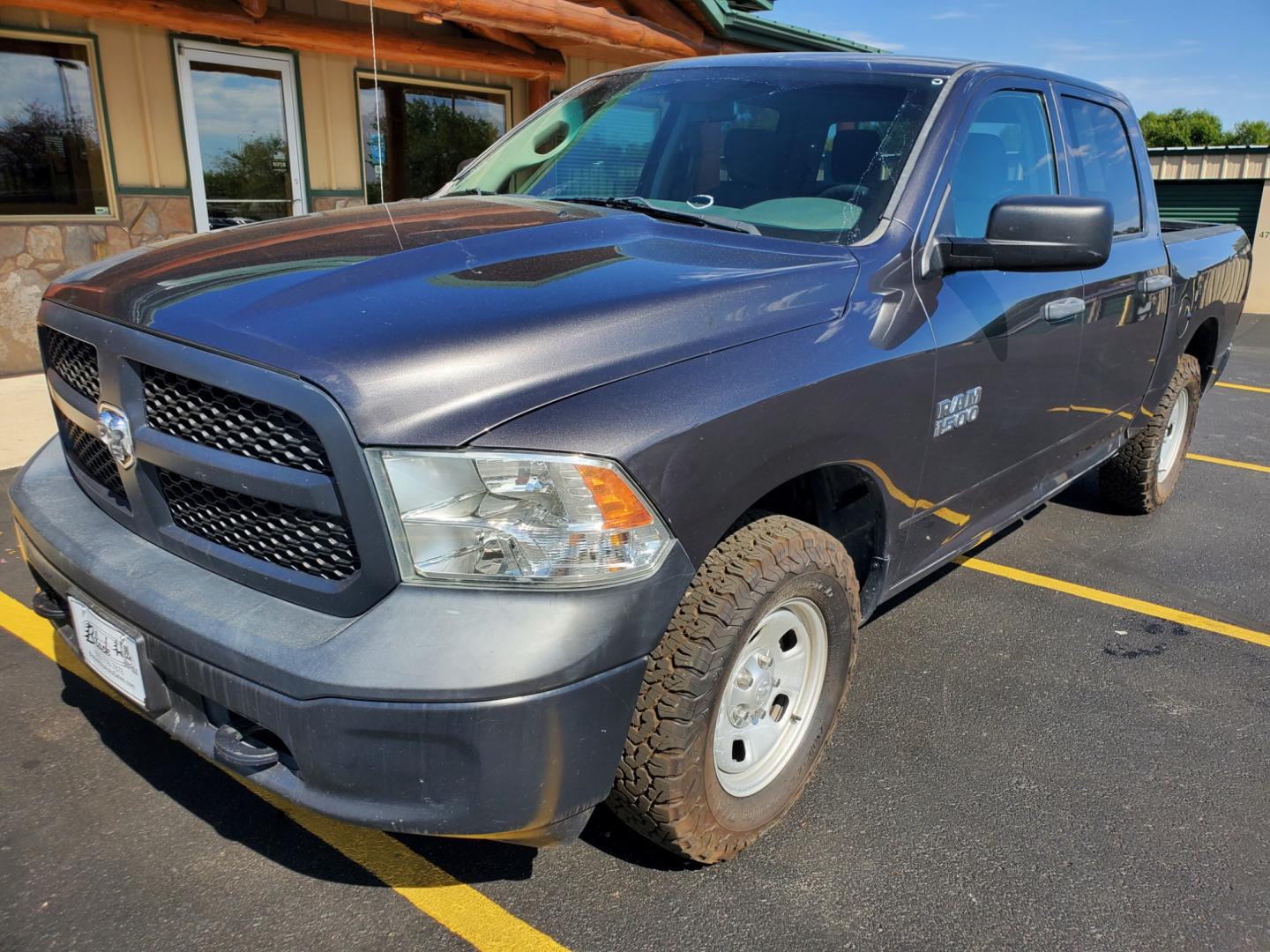 2015 Dk Gray Ram 1500 Tradesman (1C6RR7KG4FS) with an 3.6L V-6 engine, 8-Speed Automatic transmission, located at 1600 E Hwy 44, Rapid City, SD, 57703, (605) 716-7878, 44.070232, -103.171410 - Photo#2