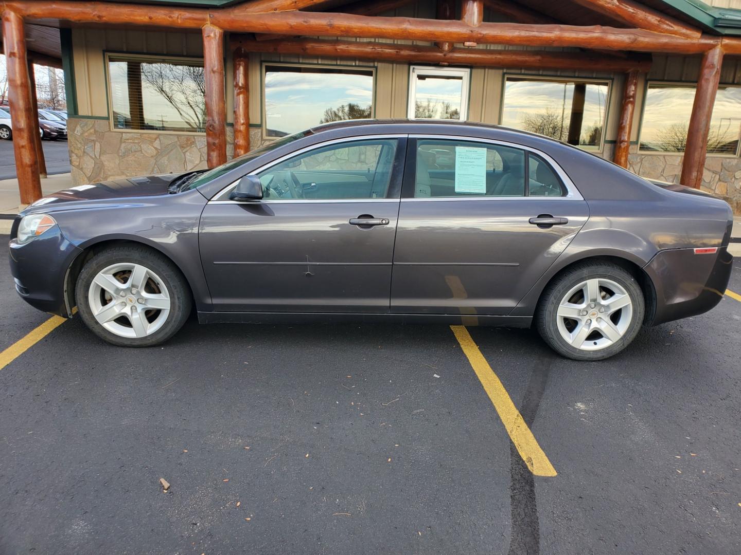 2012 Gray /Lt Gray Chevrolet Malibu LS (1G1ZA5EU9CF) with an 2.4L 4 Cyl Ecotec DOHC 16, Valve Variable Valve Timing, MFI engine, 6-Speed Automatic transmission, located at 1600 E Hwy 44, Rapid City, SD, 57703, (605) 716-7878, 44.070232, -103.171410 - Photo#3