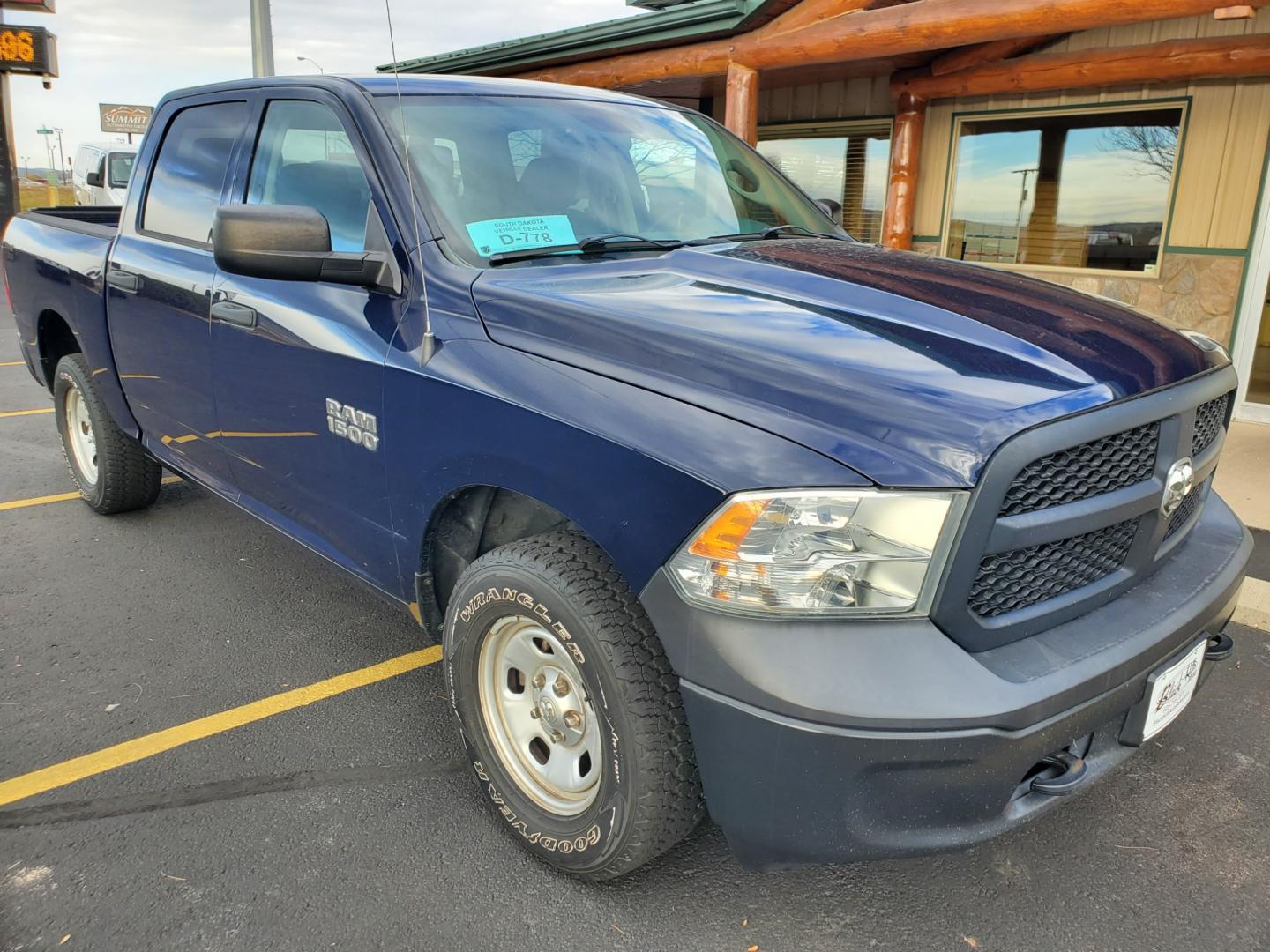 2014 Blue Ram 1500 Tradesman (1C6RR7KG3ES) with an 3.6L V-6 engine, 8-Speed Automatic transmission, located at 1600 E Hwy 44, Rapid City, SD, 57703, (605) 716-7878, 44.070232, -103.171410 - Photo#0