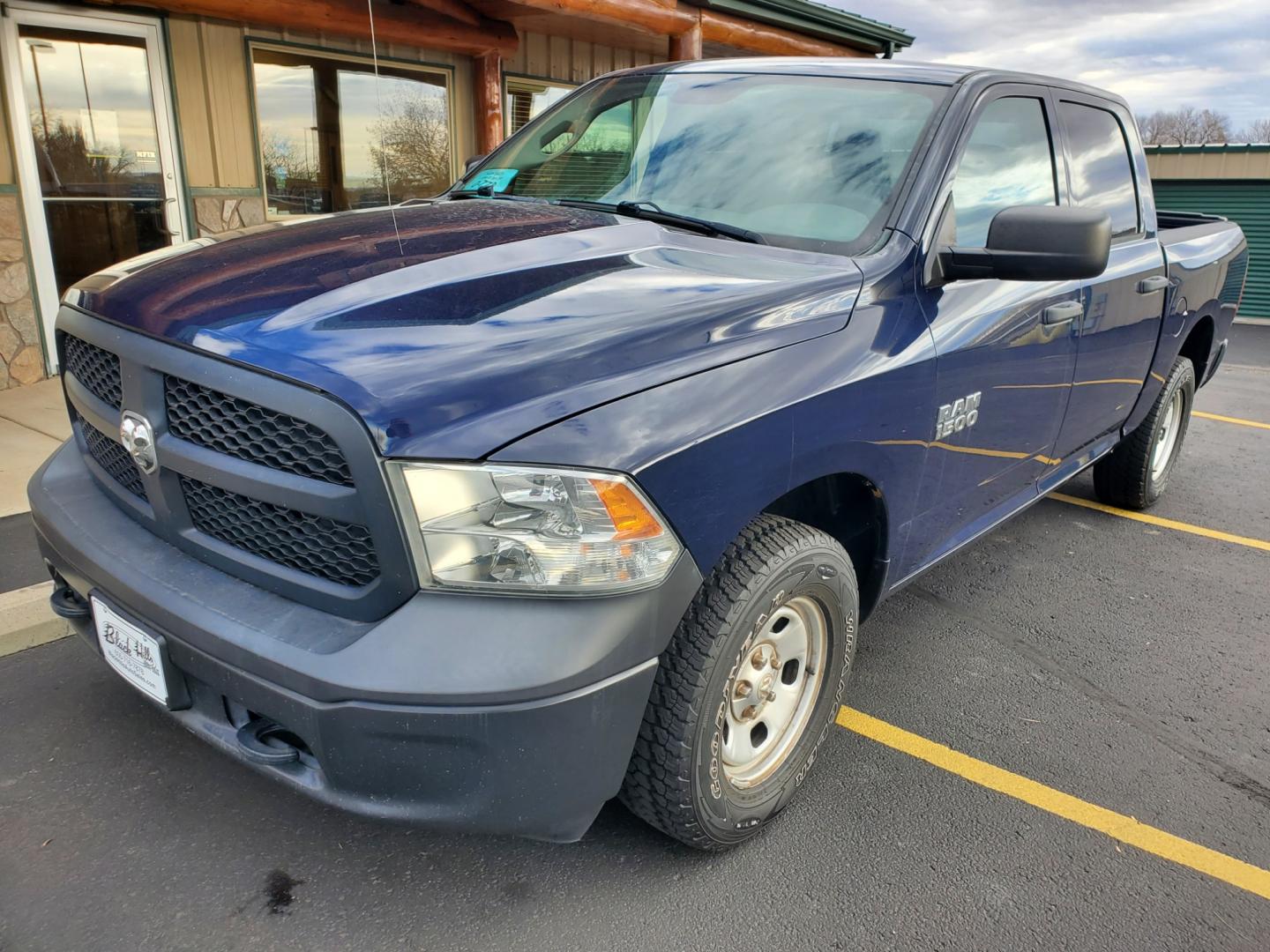 2014 Blue Ram 1500 Tradesman (1C6RR7KG3ES) with an 3.6L V-6 engine, 8-Speed Automatic transmission, located at 1600 E Hwy 44, Rapid City, SD, 57703, (605) 716-7878, 44.070232, -103.171410 - Photo#2