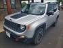 2015 Silver /Black Jeep Renegade Trailhawk (ZACCJBCT2FP) with an 2.4L 4Cyl Multi-Air engine, 9-Speed Automatic transmission, located at 1600 E Hwy 44, Rapid City, SD, 57703, (605) 716-7878, 44.070232, -103.171410 - Photo#2