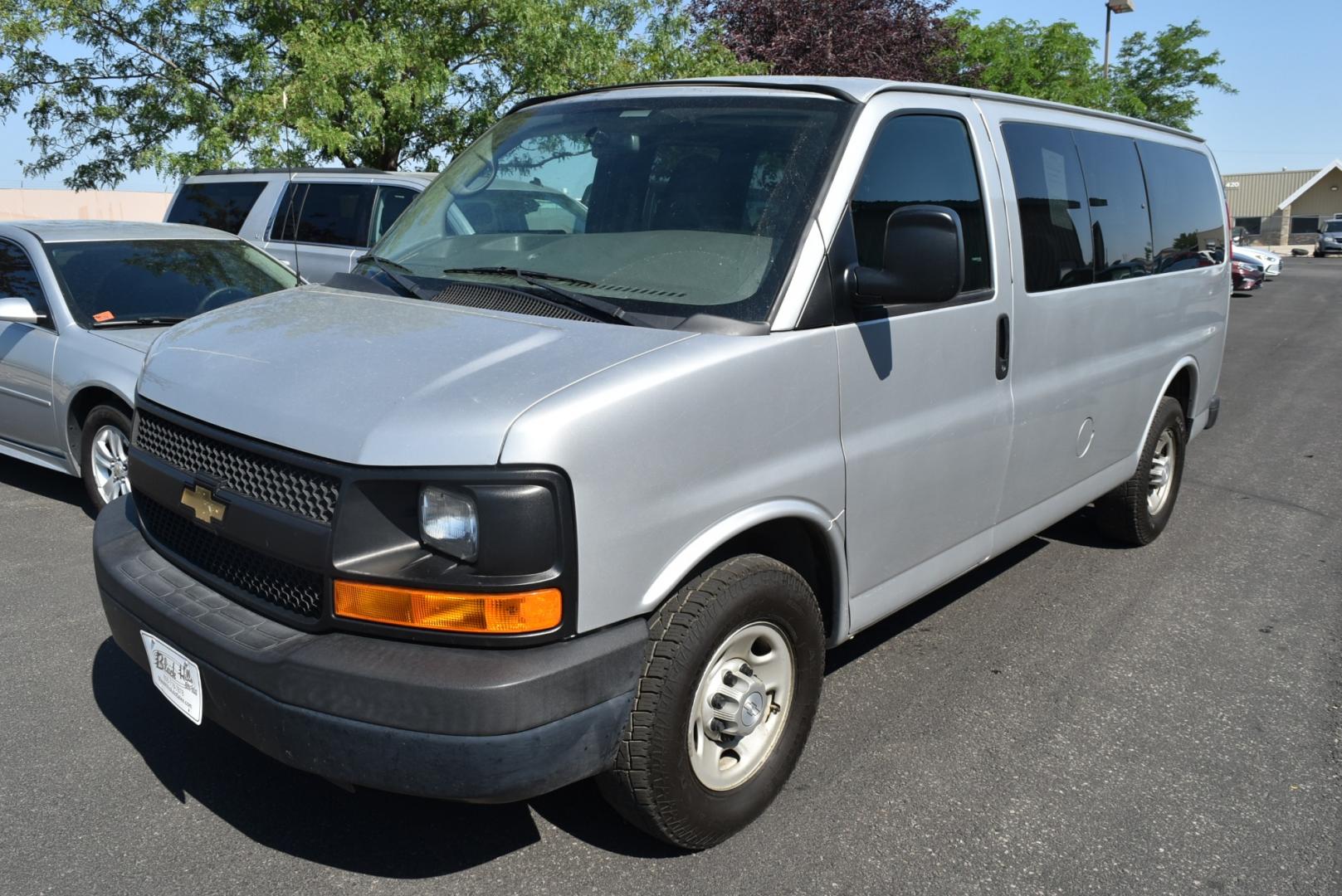 2015 Silver /Gray Chevrolet Express 2500 LS (1GAWGPFG8F1) with an 6.0L Vortec V-8 SFI engine, 6-Speed Automatic, Heavy-Duty, Electronically Controlled transmission, located at 1600 E Hwy 44, Rapid City, SD, 57703, (605) 716-7878, 44.070232, -103.171410 - Photo#2