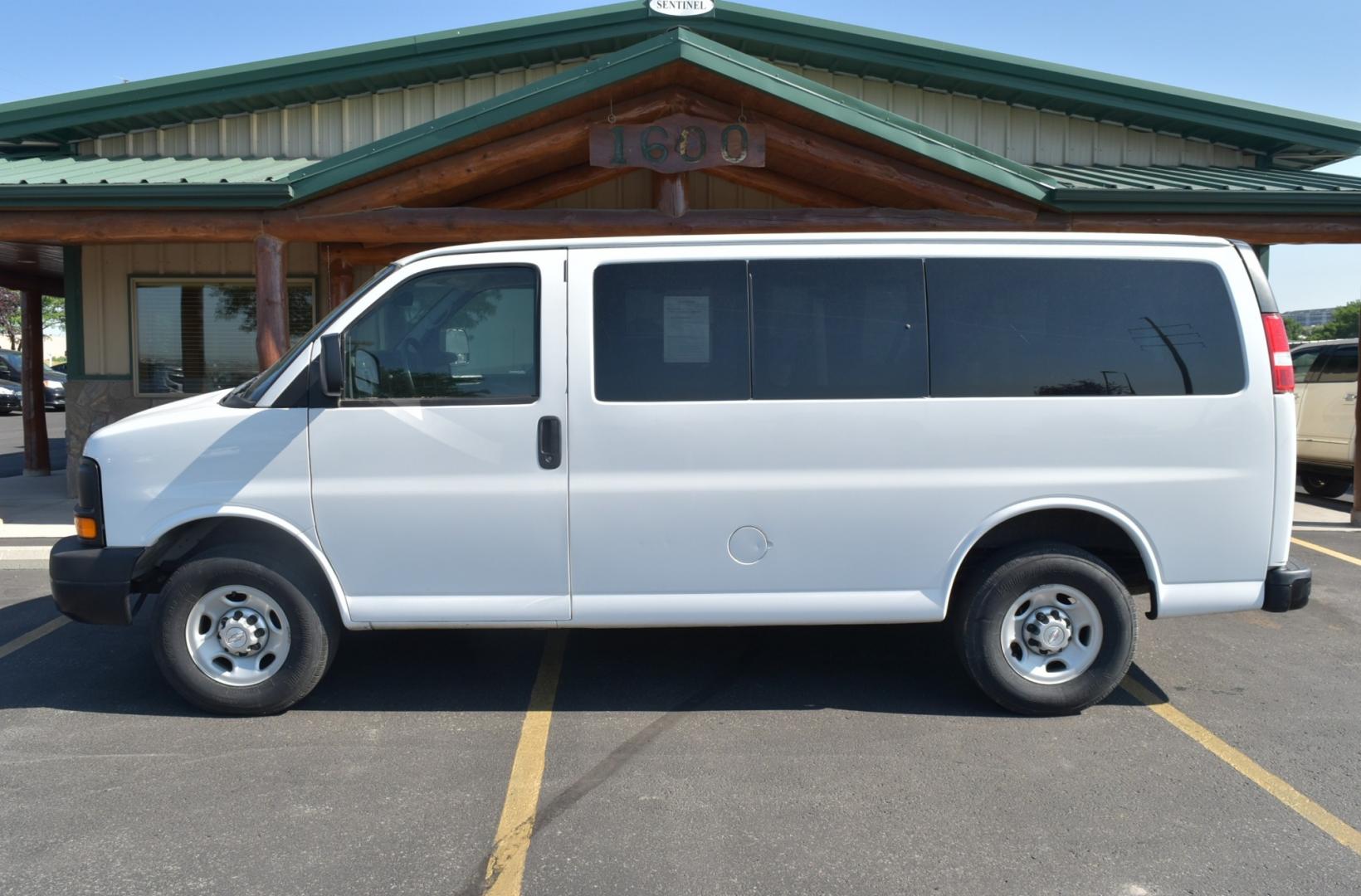 2015 White /Gray Chevrolet Express 2500 LS (1GAWGPFG7F1) with an 6.0L Vortec V-8 SFI engine, 6-Speed Automatic, Heavy-Duty, Electronically Controlled transmission, located at 1600 E Hwy 44, Rapid City, SD, 57703, (605) 716-7878, 44.070232, -103.171410 - Photo#3