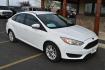 2017 White Ford Focus SE (1FADP3F26HL) with an 2.0L I-4 GDI TI-VCT engine, 6-Speed Powershift Automatic transmission, located at 1600 E Hwy 44, Rapid City, SD, 57703, (605) 716-7878, 44.070232, -103.171410 - Photo#0