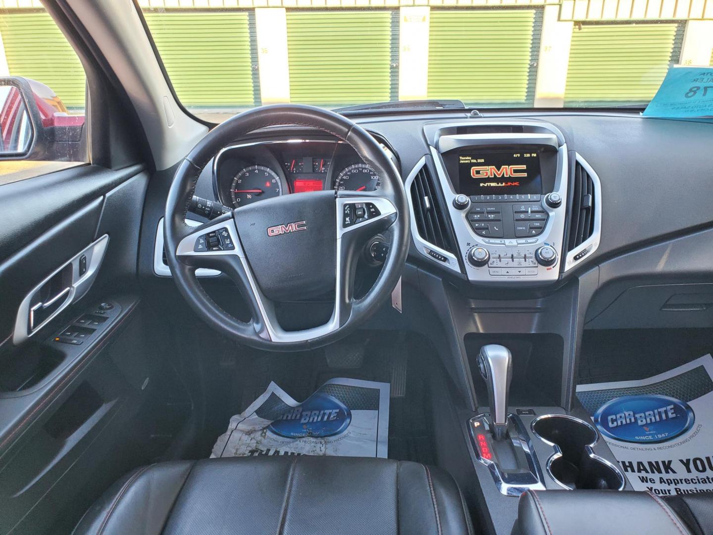 2015 Red /Black GMC Terrain SLT (2GKFLXEK6F6) with an 2.4L DOHC 4-CYLINDER SIDI engine, 6-Speed Automatic transmission, located at 1600 E Hwy 44, Rapid City, SD, 57703, (605) 716-7878, 44.070232, -103.171410 - Photo#11